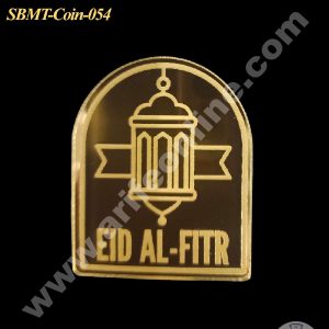 CAKE DECOR™ Acrylic Eid Al-Fitr Coin Topper for Cake and Cupcakes ( SBMT-Coin-054 )