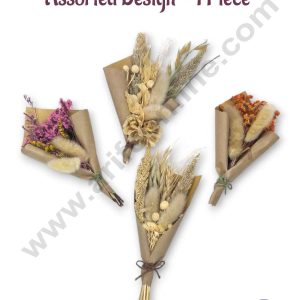 CAKE DECOR™ Mini Natural Dried Flower, Millets, Bunny Tail Bunch Assorted Design - 1 Piece