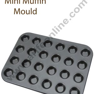 Non Stick 24 Cavity Mini Muffin & Cupcake Mould - CAKE DECORβ’