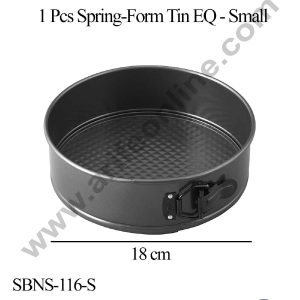 CAKE DECORβ’ Round Non-Stick Springform Tin- EQ | Small Cake Mould for Baking β SBNS-116-S