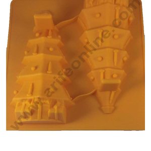 Cake Decor Silicone Christmas Tree Cake Mould Cupcake Moulds Muffin Mould