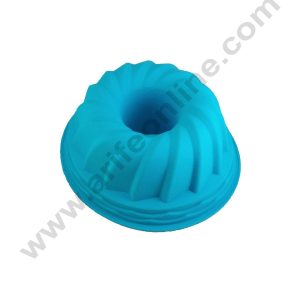 Cake Decor Silicon Bakeware Round Frill Bundt Shape Small Cake Moulds