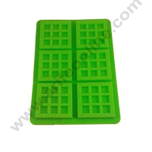Cake Decor 6 in 1 Silicon Bakeware Waffle Mould Cupcake Moulds Muffin Mould