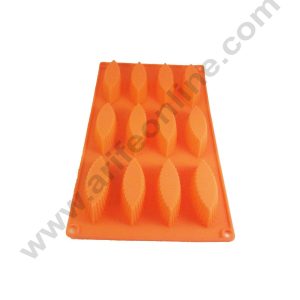 Cake Decor 12 in 1 Silicon Bakeware Peaks Shape Cupcake Moulds Muffin Mould