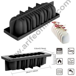 Cake Decor Silicon NOVELLE VAGUE Cake Mould Entremet Mold Mousse Cake Mould Silicon Moulds SBSM-285