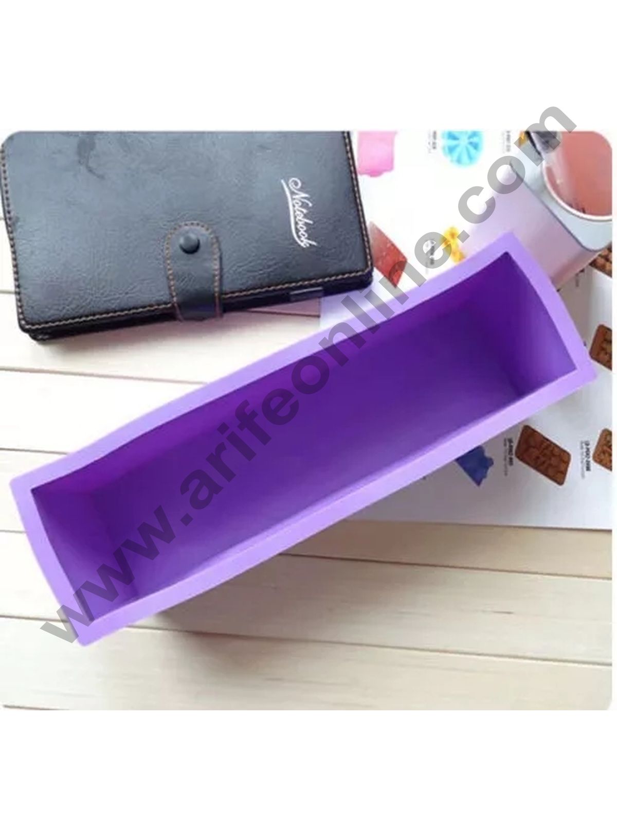 Cake Decor Silicon 1kg Rectangular Soap /Cake /Loaf Mold Size :25 x 7.5 x 7.5 CM