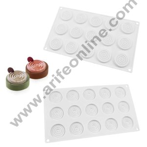 Cake Decor Silicon MINI Tourbillon Cake Mould Mousse Cake Mould Silicon Moulds SBSM-424