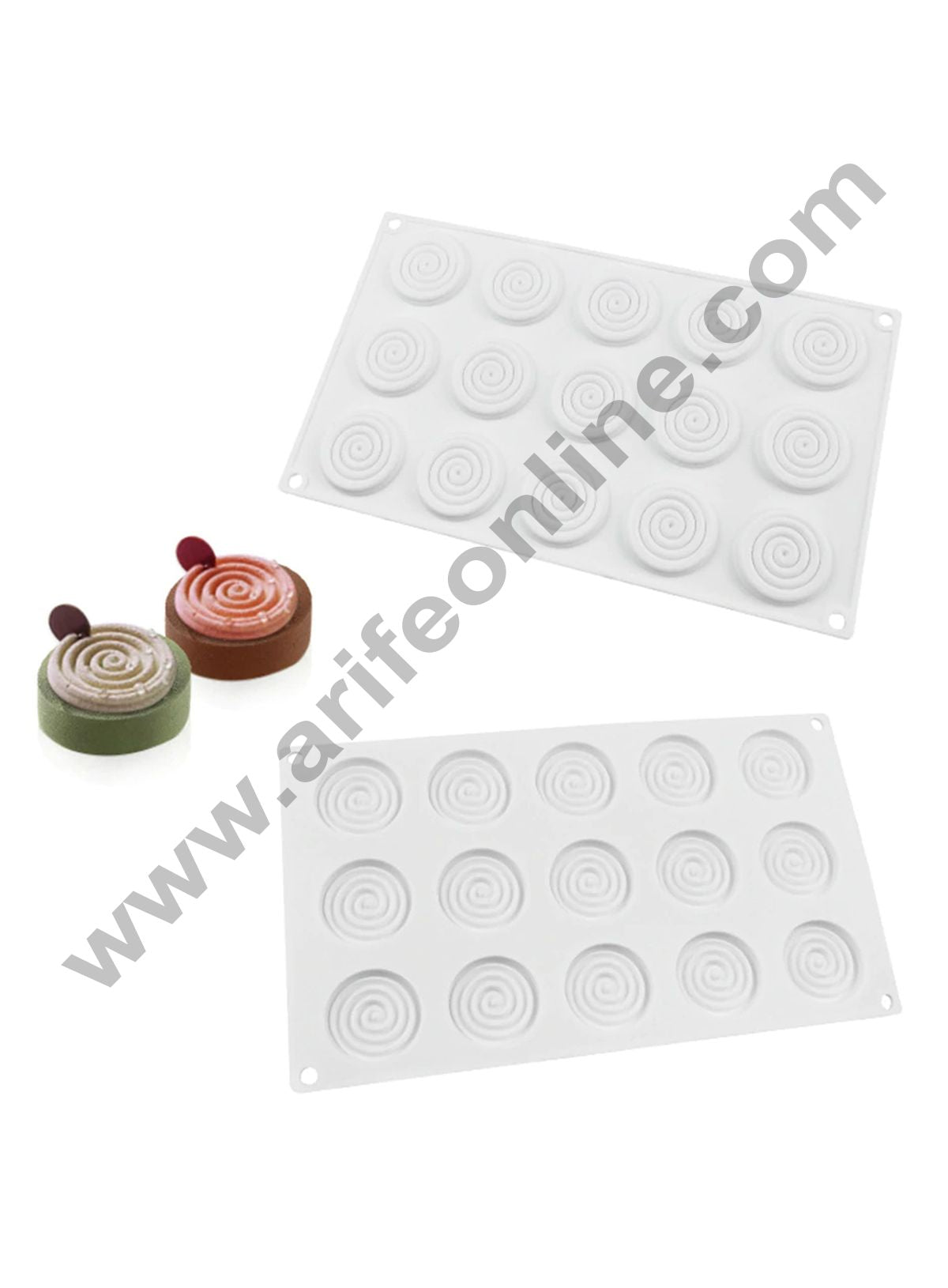 Cake Decor Silicon MINI Tourbillon Cake Mould Mousse Cake Mould Silicon Moulds SBSM-424