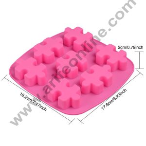 Cake Decor 7 Cavity Puzzle Shape Mold Silicone Chocolate Mould