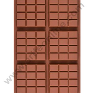 CAKE DECORβ’ 6 Cavity Silicone Moulds, Rectangle Section for Soap Making, Cake Mold Handmade DIY Baking Tools, 6 Cells 12 Sections Silicone Mould