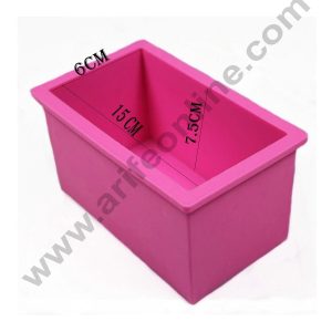 Cake Decor Silicon Small Rectangular Soap /Cake /Loaf Mold Size :15x 6 x 7.5 CM