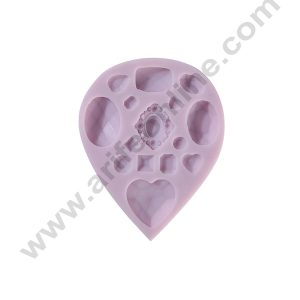 Cake Decor 15 Cavity Gem Valentine'S Day Fondant Marzipan Mould