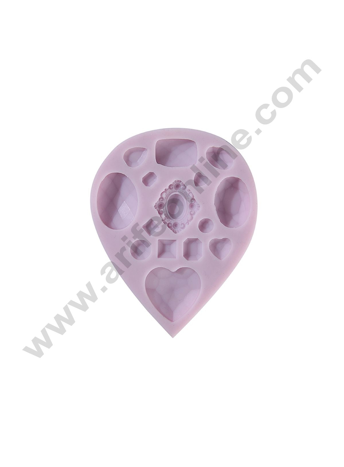 Cake Decor 15 Cavity Gem Valentine'S Day Fondant Marzipan Mould