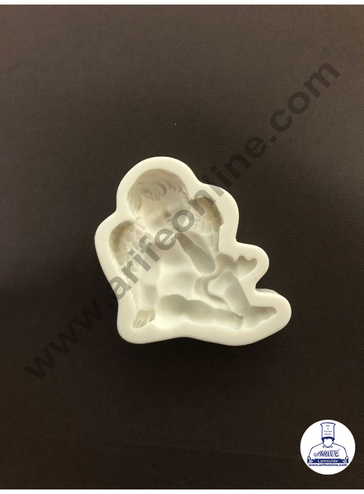 Cake Decor Silicone 1 Piece Sitting Baby With Wings Fondant Marzipan Mould