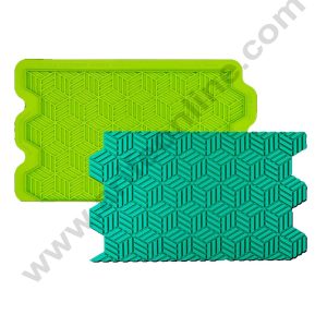Cake Decor Silicone Geometric Illusion Simpress Fondant Marzipan Mould