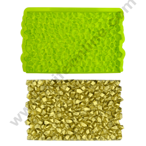 Cake Decor Silicone Diamonds in the Rough Continuous Quilting Simpress Fondant Marzipan Mould