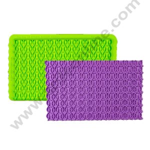 Cake Decor Silicone Piped Perfection Continuous Quilting Simpress Fondant Marzipan Mould