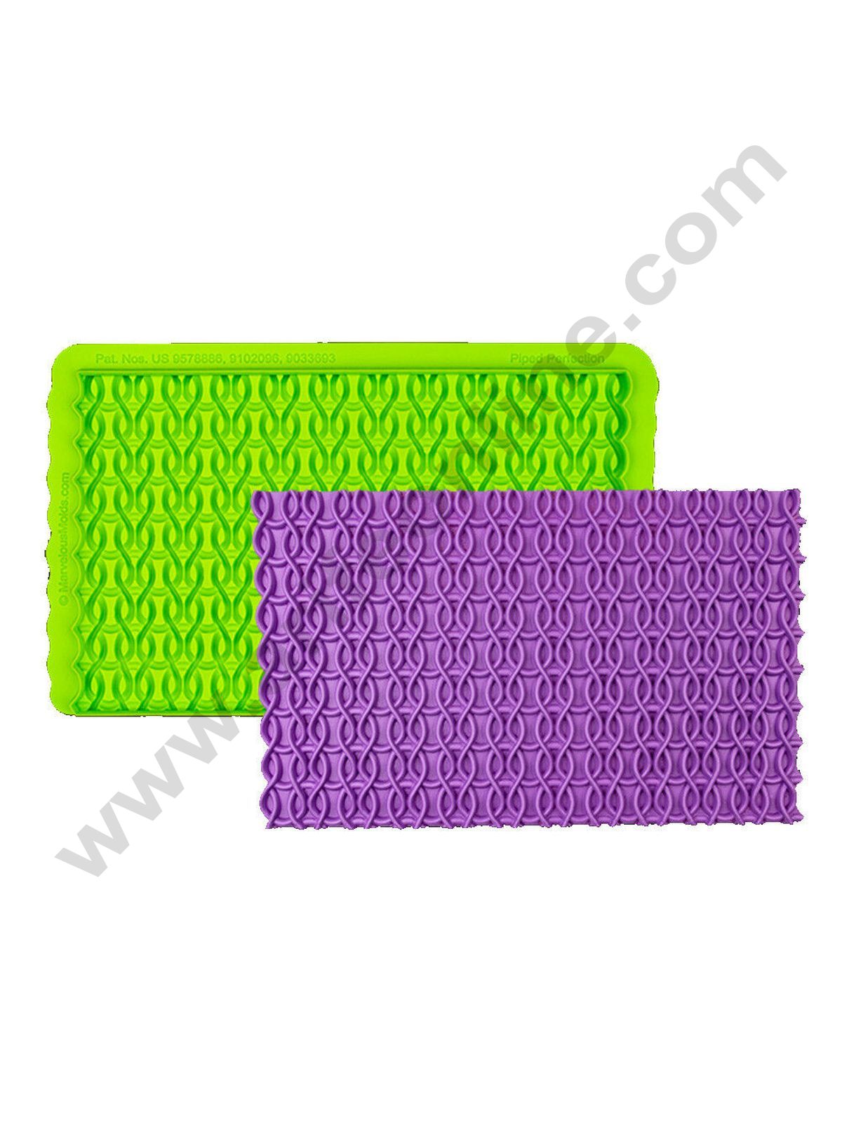 Cake Decor Silicone Piped Perfection Continuous Quilting Simpress Fondant Marzipan Mould