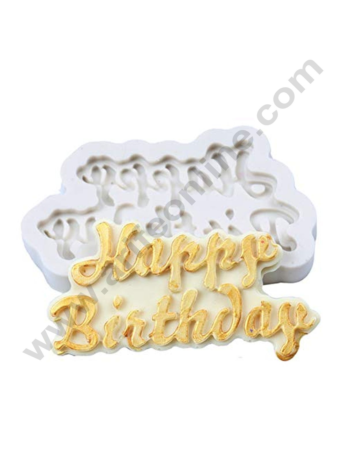 Cake Decor Happy Birthday Letter Fondant Marzipan Mould