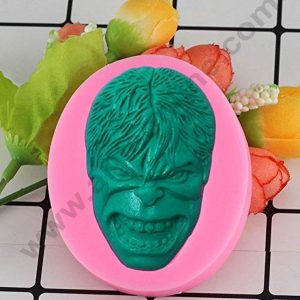 Cake Decor 1 Cavity 3D Hulk Face Fondant Marzipan Mould