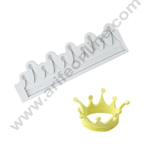 Cake Decor Silicon Crown Shape Fondant Marzipan Mould