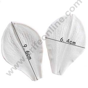 Cake Decor Silicone 2 Cavity Lily Rose Veiners Fondant Marzipan Mould