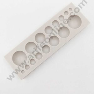 Cake Decor Silicon 16 Cavity Half Ball Sphere Fondant Clay Marzipan Cake Decoration Mould SBSP-704