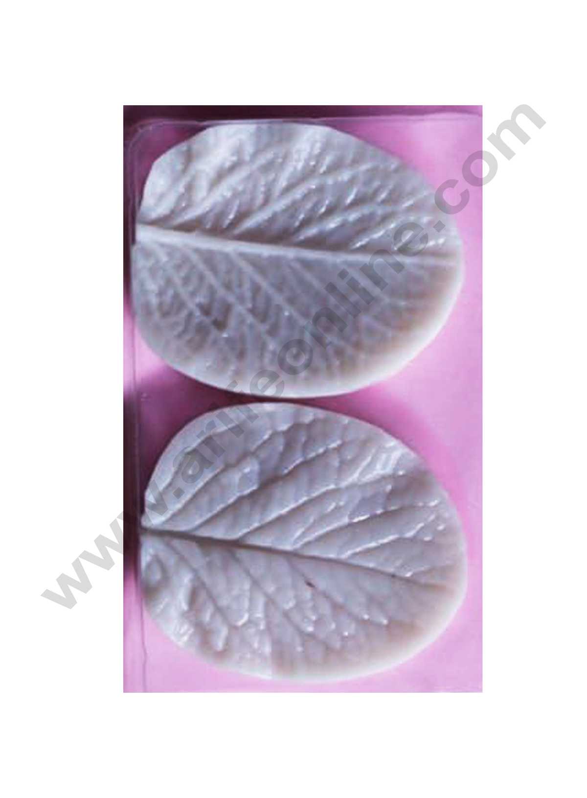 Cake Decor Silicon 2 pcs Veiner Leaves Fondant Clay Marzipan Cake Decoration Mould SBSP-715