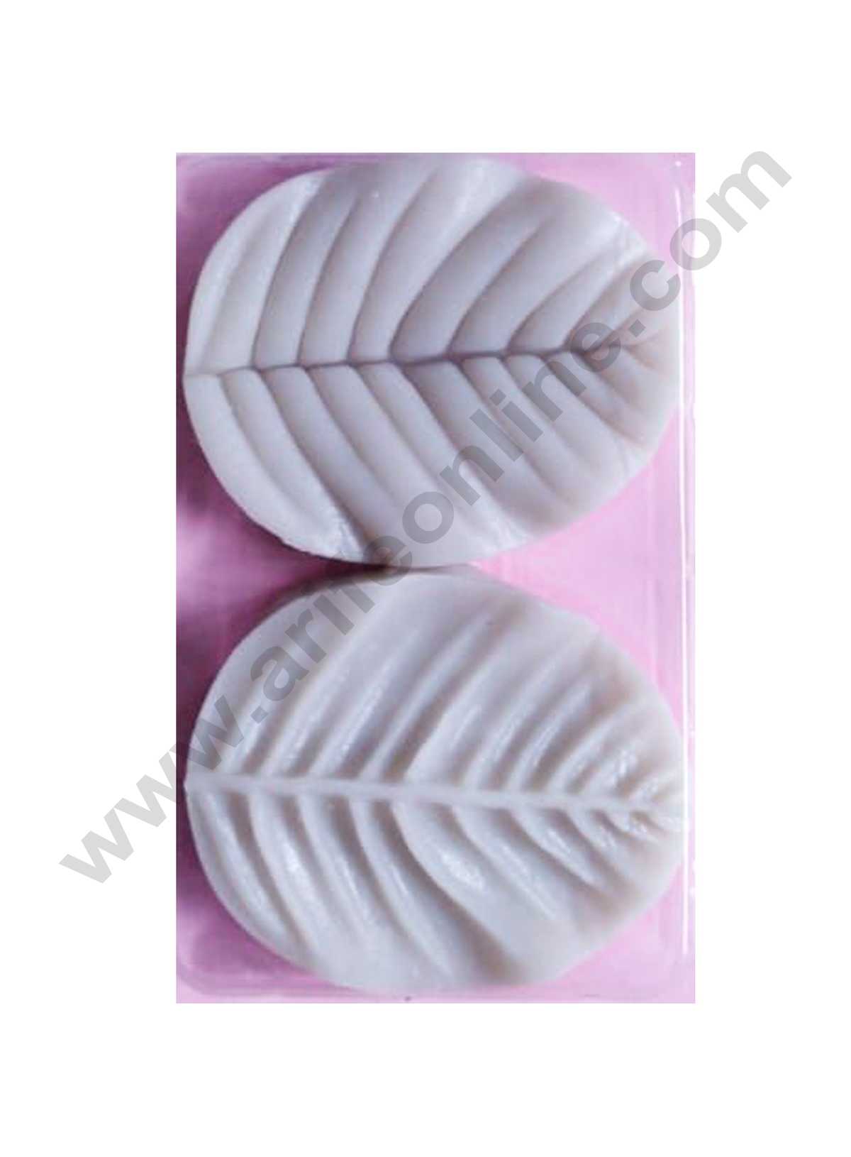 Cake Decor Silicon 2 pcs Veiner Leaves Fondant Clay Marzipan Cake Decoration Mould SBSP-716