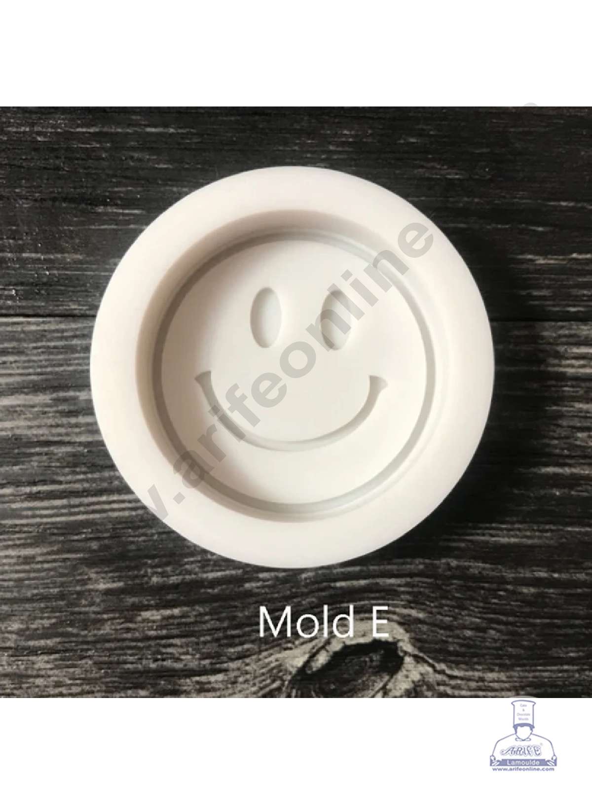 CAKE DECORβ’ 3D Silicon 1 cavity Cute Smile Face Mould, Silicone Candle Mould, Soap Mould SBSP-DYF6305