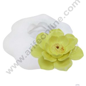 CAKE DECORβ’ 3D Silicon 1 Cavity Jade Lotus Peony Flower Silicon Candle Moulds, Silicon Soap Mould, Handmade Soap Candy Making SBSP-DYF6494