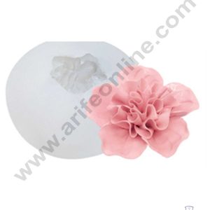 CAKE DECORβ’ 3D Silicon 1 Cavity Ruffled Petal Peony Flower Silicon Candle Moulds, Silicon Soap Mould, Handmade Soap Candy Making SBSP-DYF6500
