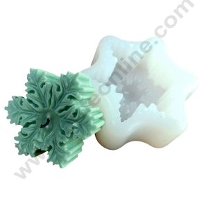 CAKE DECORβ’ 3D Silicon Snowflake Mould Candle Mould Soap Mould DIY Mould Christmas Silicone Soap Mould - SBSP-DYF6583