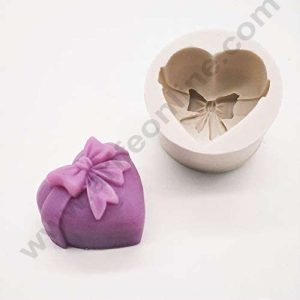 CAKE DECORβ’ 3D Silicon 1 cavity Heart Love Rose Flower Mould, Silicone Candle, Soap, Epoxy Silicone Mould Cake Decoration SBSP-DYF6802