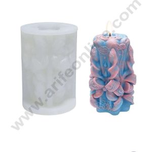 CAKE DECOR™ 3D Silicon 1 Cavity Carved Root Shape Silicon Candle Mould, Silicon Soap Mould, Handmade Decorative Soap Ornament Making SBSP-DYF6984