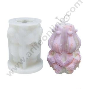 CAKE DECOR™ 3D Silicon 1 Cavity Carved Root Shape Silicon Candle Mould, Silicon Soap Mould, Handmade Decorative Soap Ornament Making SBSP-DYF6986