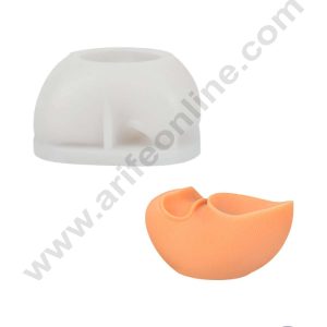 CAKE DECOR™ 3D Silicon 1 Cavity Angry Worm Silicon Candle Mould, Silicon Soap Mould, Handmade Soap Candy Making SBSP-DYF6988