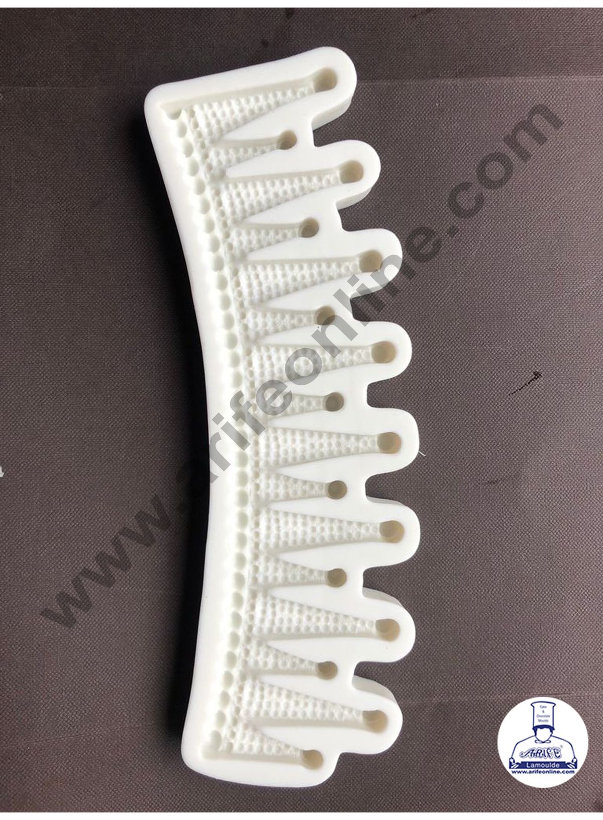 Cake Decor Silicone 1 Piece Crown Lace Border Fondant Marzipan Mould