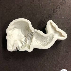 Cake Decor Silicone 1 Piece Girl Mermaid Tail Fondant Marzipan Mould