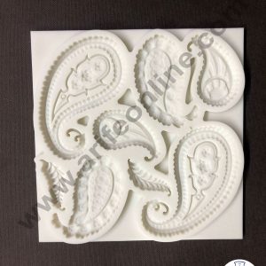 Cake Decor Silicone 8 Cavity Modern Design With Leaf Fondant Marzipan Mould