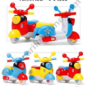 CAKE DECOR™ 1 Piece Mini Scooter Vehicle Cake Toy Topper | Decorations Figurines - Assoretd Color (SB-T-0883)