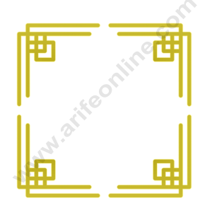 4 pcs Golden Acrylic Corner Cutout Topper - CAKE DECOR™  DESIGN 7