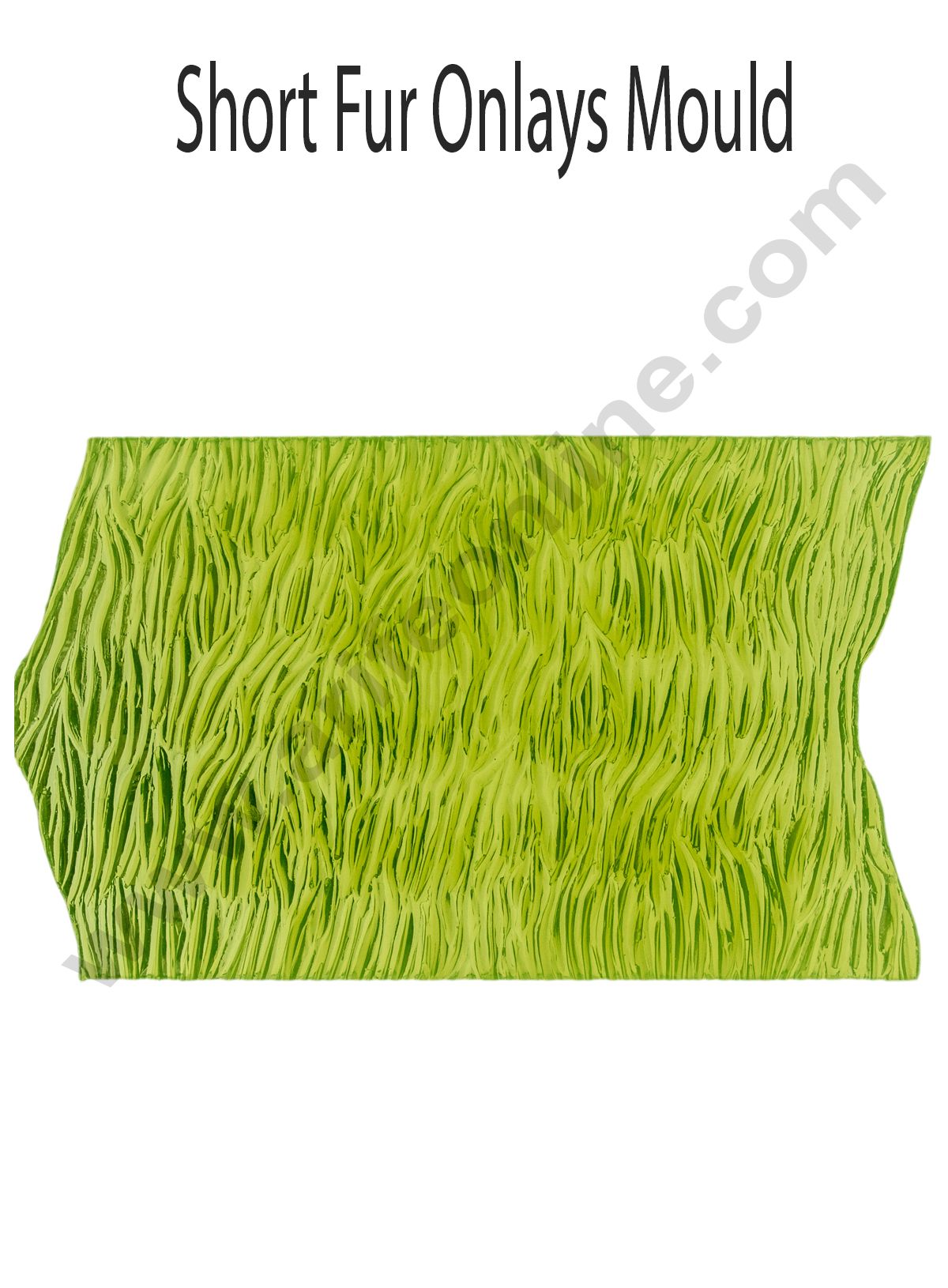 Cake Decor Silicon Short Fur Pattern Impression Onlays Fondant Clay Marzipan Cake Decoration Mould