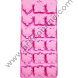 Cake Decor 18 Cavity Hello Kitty Shape Silicone Chocolate Mould