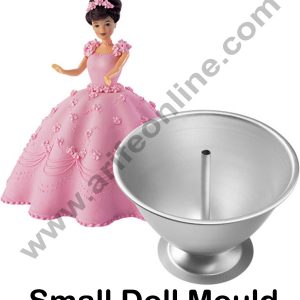 Cake Decor Aluminum Doll Cake Mould, Barbie Cake Molds, Girls Skirt Cake Molds - Small