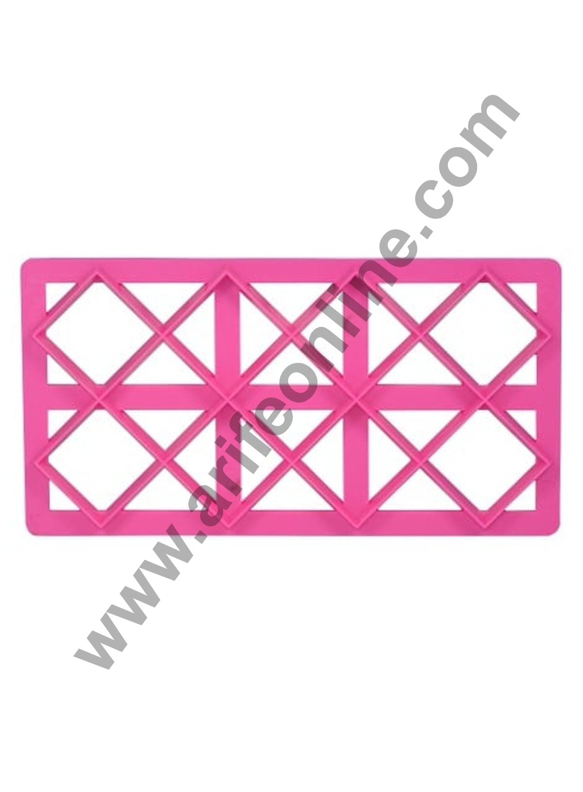 Cake Decor Square Shape Quilt Embosser Molds, Cookie Biscuit Mold Fondant Cake Tools