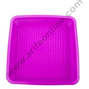 Cake Decor Silicon Bakeware Medium Square Shape Cake Mould