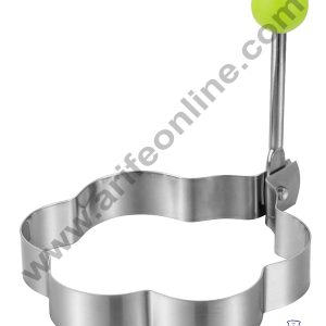 Cake Decor Stainless Steel Flower Shape Fried Egg Shaper Pancake Mould Ring Mold Omelette Mold Frying Egg Cooking Tools Kitchen Accessories