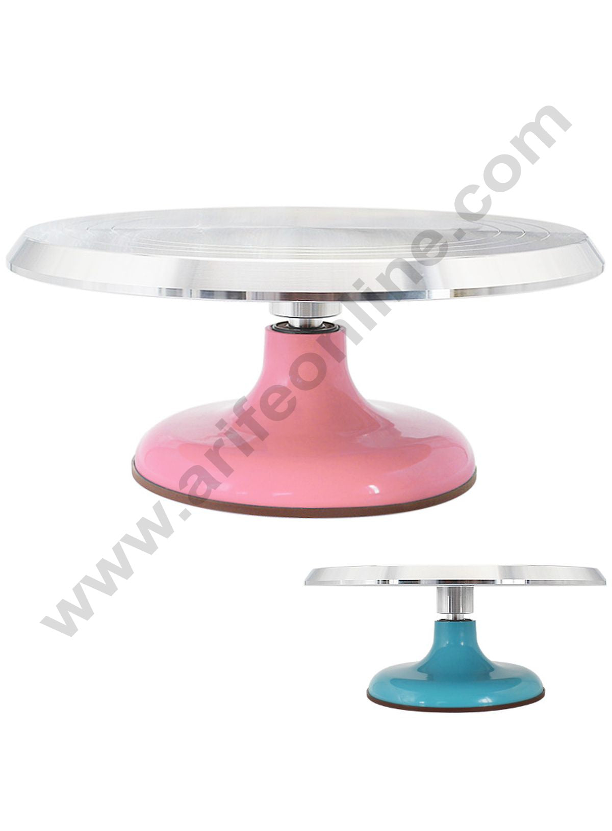 Cake Decor Rotating Cake Turntable Cake Decorating Stand with Stainless Steel Ball Bearings (12 Inch)