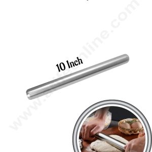 CAKE DECOR™  Stainless Steel Rolling Pin | 10 Inch | SB-SSRP-10 | 1 Piece
